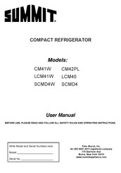 Summit SCMD4W User Manual