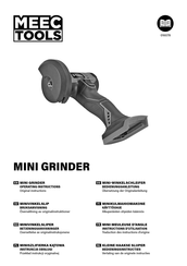 Meec tools 016078 Operating Instructions Manual