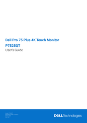 Dell P7525QTt User Manual