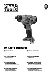 Meec tools 012588 Operating Instructions Manual