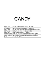 Candy CTS6CBP8XWIFI Installation And User Manual