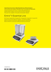 Sartorius Entris II Essential Line Original Operating Instructions
