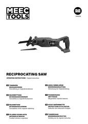 Meec tools 014036 Operating Instructions Manual