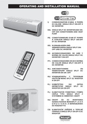 DeLonghi ONE On-Off 24K Operating And Installation Manual