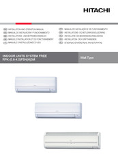 Hitachi RPK-0.6FSN3M Installation And Operation Manual