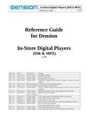 Dension ISR-1 Reference Manual