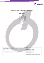 Plum MacBAT 5 User Manual