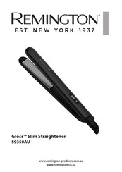 Remington Gloss S9350AU Instructions Manual