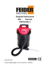Feider Machines FHFCA18L-1 Original Instructions Manual