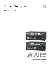 Extron electronics MGP 464 Series User Manual