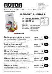 ROTOR RMB3 IC Instruction Manual