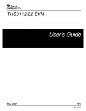 Texas Instruments THS3122 EVM User Manual