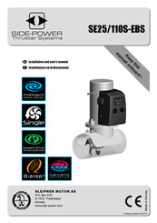 SLEIPNER MOTOR AS SE25/110S-EBS Installation And User Manual