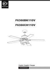 Parrot Uncle F6366BK110V Installation & Operating Instructions Manual