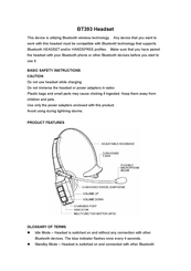 Pana-Pacific BT393 Manual