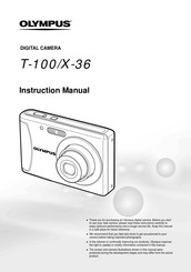 Olympus T-100/X-36 Instruction Manual
