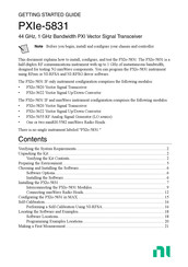 NI PXIe-3622 Getting Started Manual