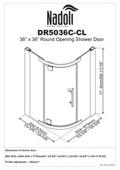 Nadoli DR5036C-CL Manual