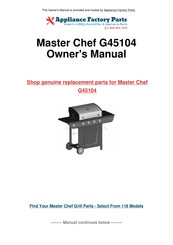 Master Chef G45104 Manual