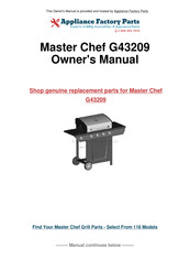 Master Chef G43209 Owner's Manual