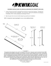 KwikGoal 2B9004 Assembly Instruction Manual