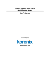 Korenix JetPort 5604 User Manual
