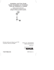 Kohler K-7271 Installation And Care Manual