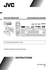 JVC KD-DV6405 Instructions Manual