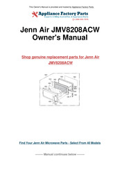 Jenn-Air JMV8208ACB/S Service Manual