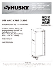 Husky HPRO27SLOCKERBL Use And Care Manual