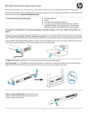 HP 1820 Quick Start Manual