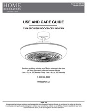 Home Decorators Collection CF1005 Use And Care Manual