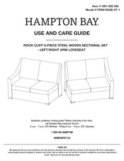 HAMPTON BAY FRS81094B-ST-1 Use And Care Manual