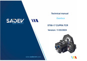 SADEV ST90-17 CUPRA TCR Technical Manual