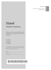 LG SA-G5SN65 Owner's Manual