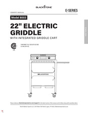 Black Stone E 8003 Owner's Manual