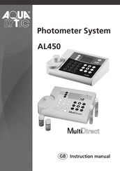 Aqualytic MultiDirect AL450 Instruction Manual