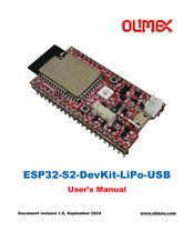 OLIMEX ESP32-S2-DevKit-LiPo-USB User Manual