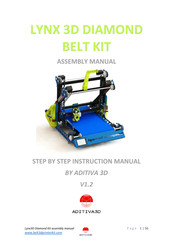ADITIVA 3D LYNX 3D DIAMOND Assembly Manual