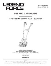 LEGEND FORCE YT5603-05 Use And Care Manual