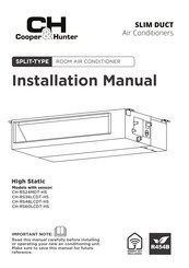 Cooper & Hunter High Static CH-RS24MDT-HS Installation Manual