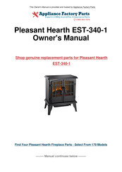 pleasant hearth SES-82 Owner's Manual