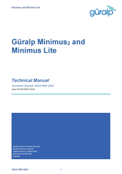 Güralp Minimus Lite Technical Manual