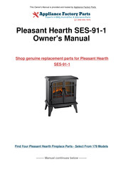 pleasant hearth SES-82 Owner's Manual