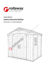 rollaway container Factor 8x6 Assembly Instructions Manual