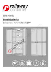 rollaway container ARPM015 Assembly Instructions Manual