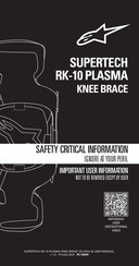Alpinestars Supertech RK-10 PLASMA Manual