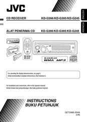 JVC KD-G396 Instructions Manual