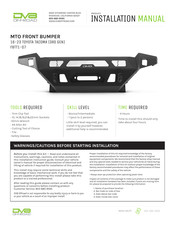 DVB FBTT1-07 Installation Manual