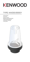 Kenwood KAG50.000GY Instructions Manual